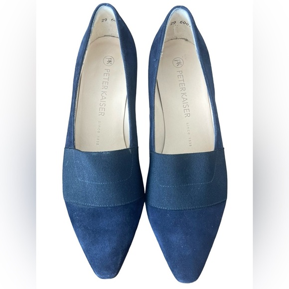 Peter Kaiser Women’s Navy Blue Suede Pumps 3.5 UK / 6 US Pointed Toe Heels - Picture 4 of 4